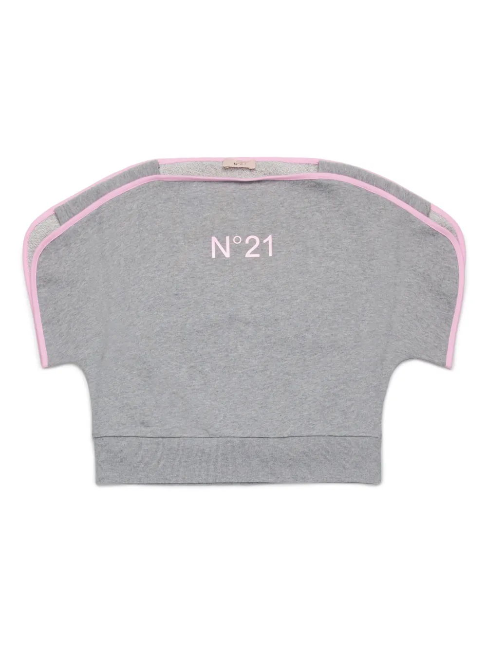 N°21 Logo-print Top In Grey