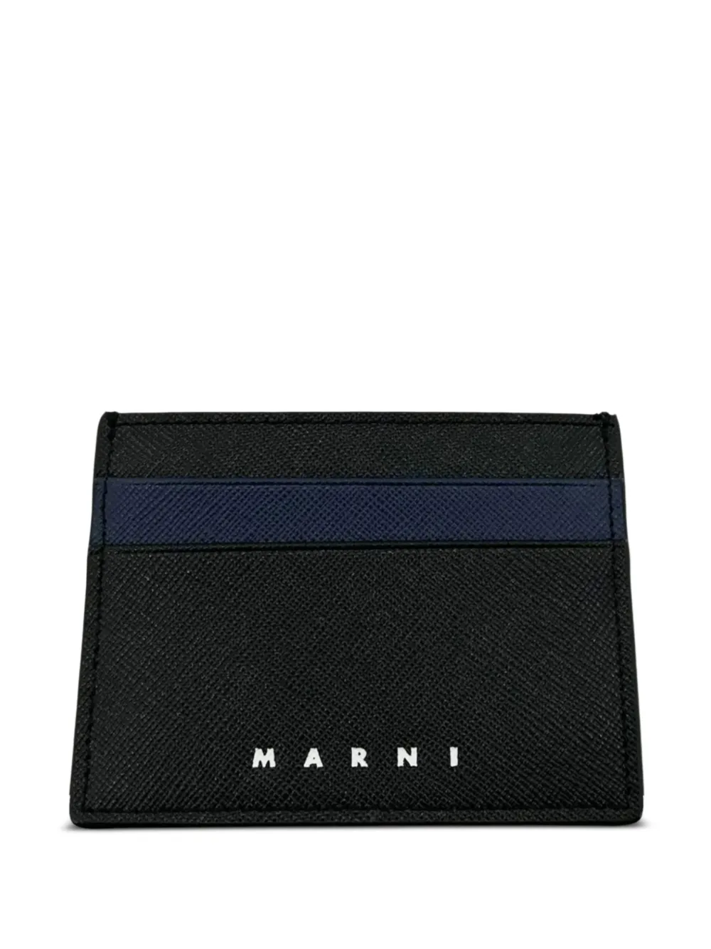 Marni Leren pasjeshouder Zwart