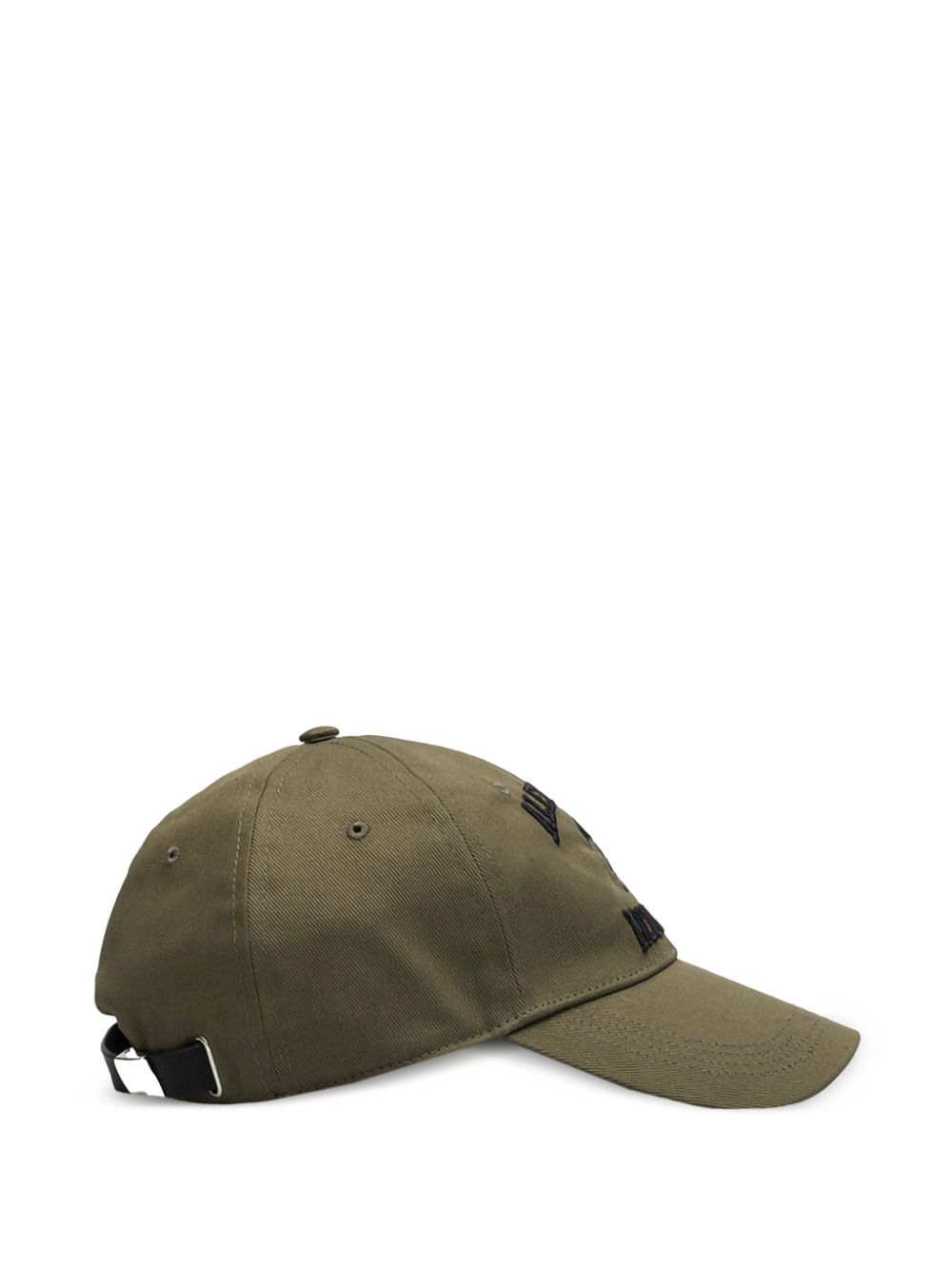 Alexander McQueen embroidered-skull baseball cap - Green