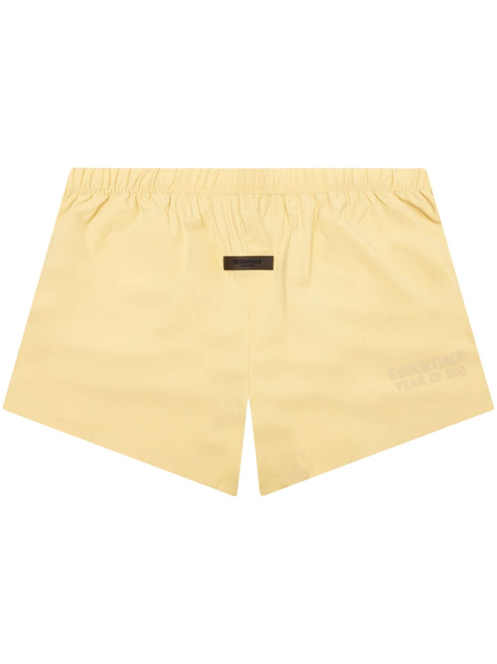 FEAR OF GOD ESSENTIALS logo-appliqué running shorts - Yellow