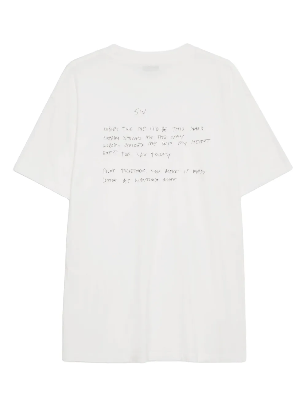 ANINE BING T-shirt met print Beige