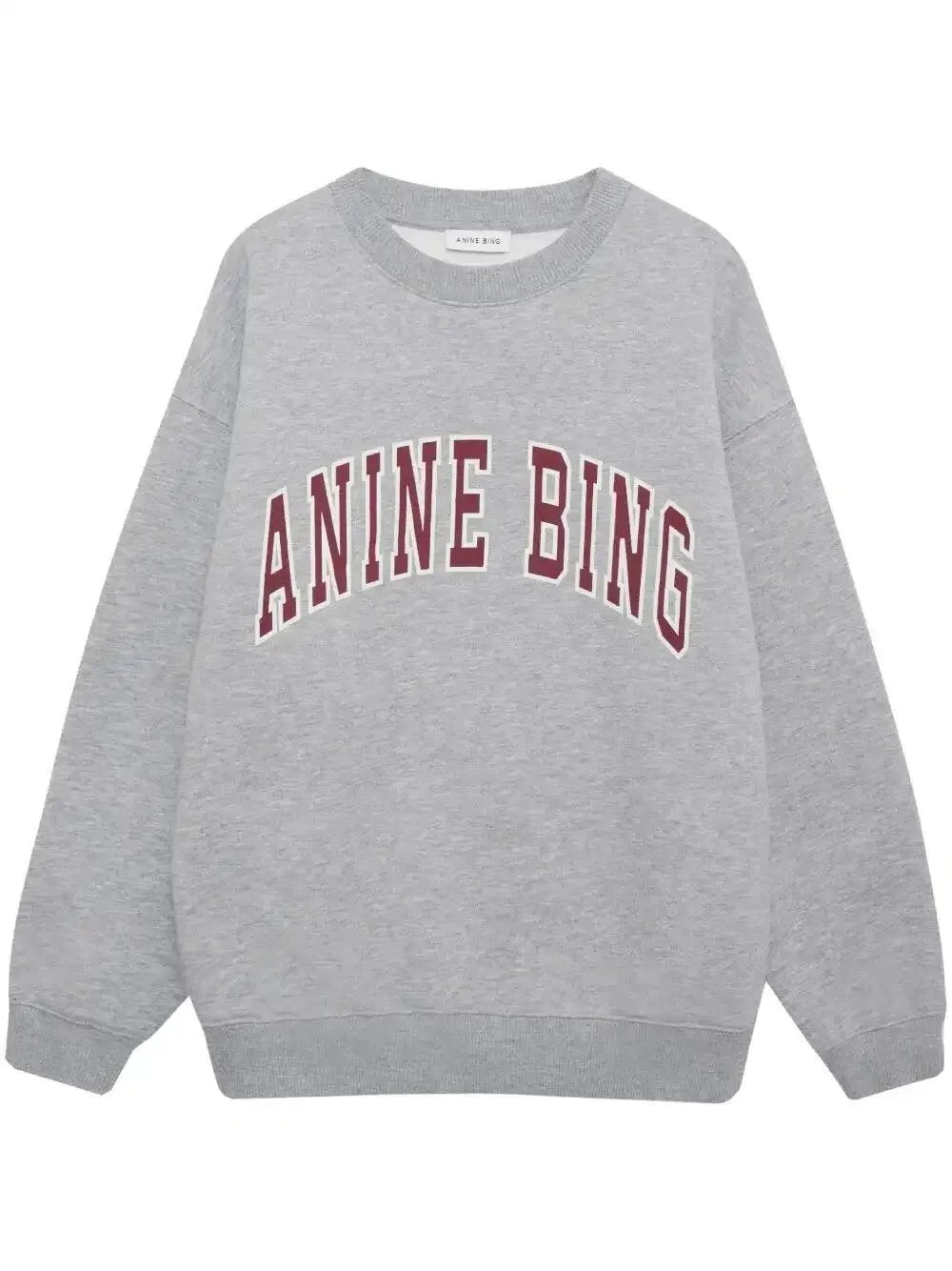 Shop Anine Bing Spencer Sweatshirt In Grey