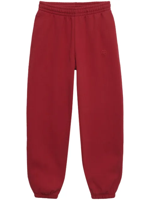 Pantalon de jogging à logo brodé - ANINE BING - Modalova