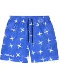 Purple Brand Stars All Around shorts - Blue
