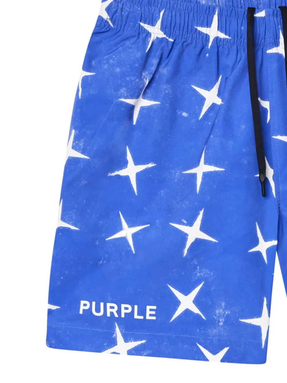 Purple Brand Stars All Around shorts - Blauw