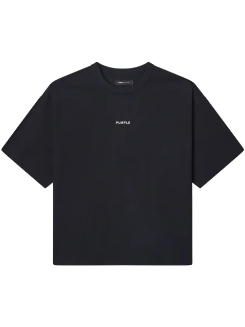 Purple Brand logo-print cotton t-shirt 