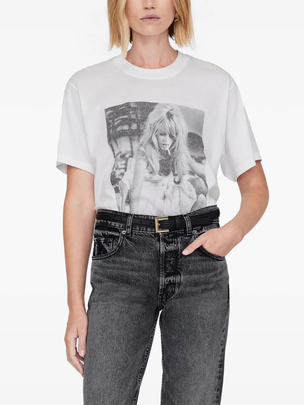 ANINE BING Lili T-shirt Beige