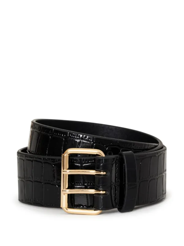 Deuxieme Classe ANINE BING VERITY ベルト ANINE BING Mila Belt | Black | FARFETCH