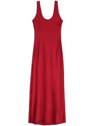 ANINE BING Alison Maxi Dress | Red | FARFETCH