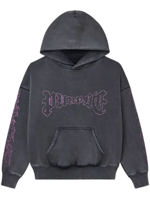 Purple Brand Gothic Wordmark hoodie