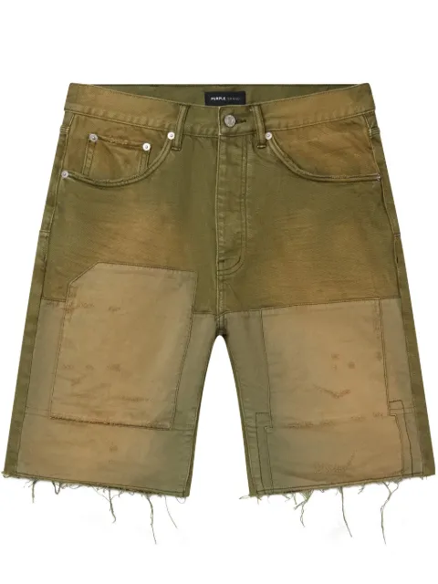Purple Brand P059 Patchwork Overdye shorts 