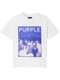 Purple Brand Crowd t-shirt - White