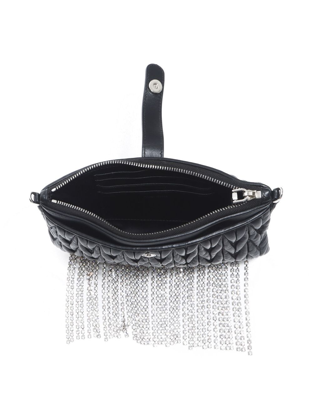 Miu Miu Pre-Owned 2010-2020s crystal fringe shoulder bag WOMEN