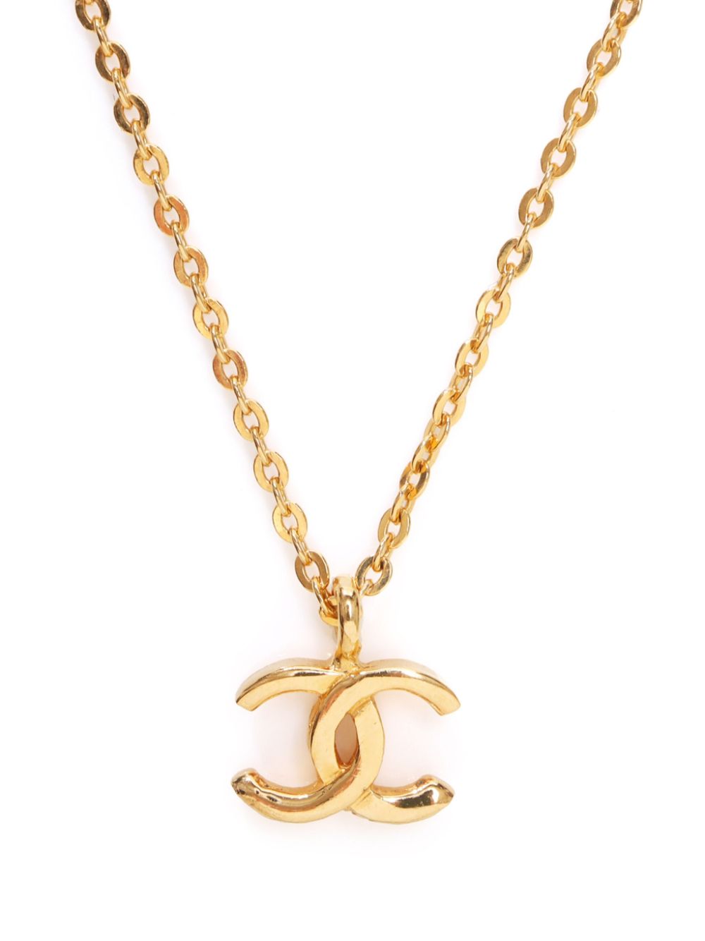 CHANEL Pre-Owned 1990s CC necklace - Goud