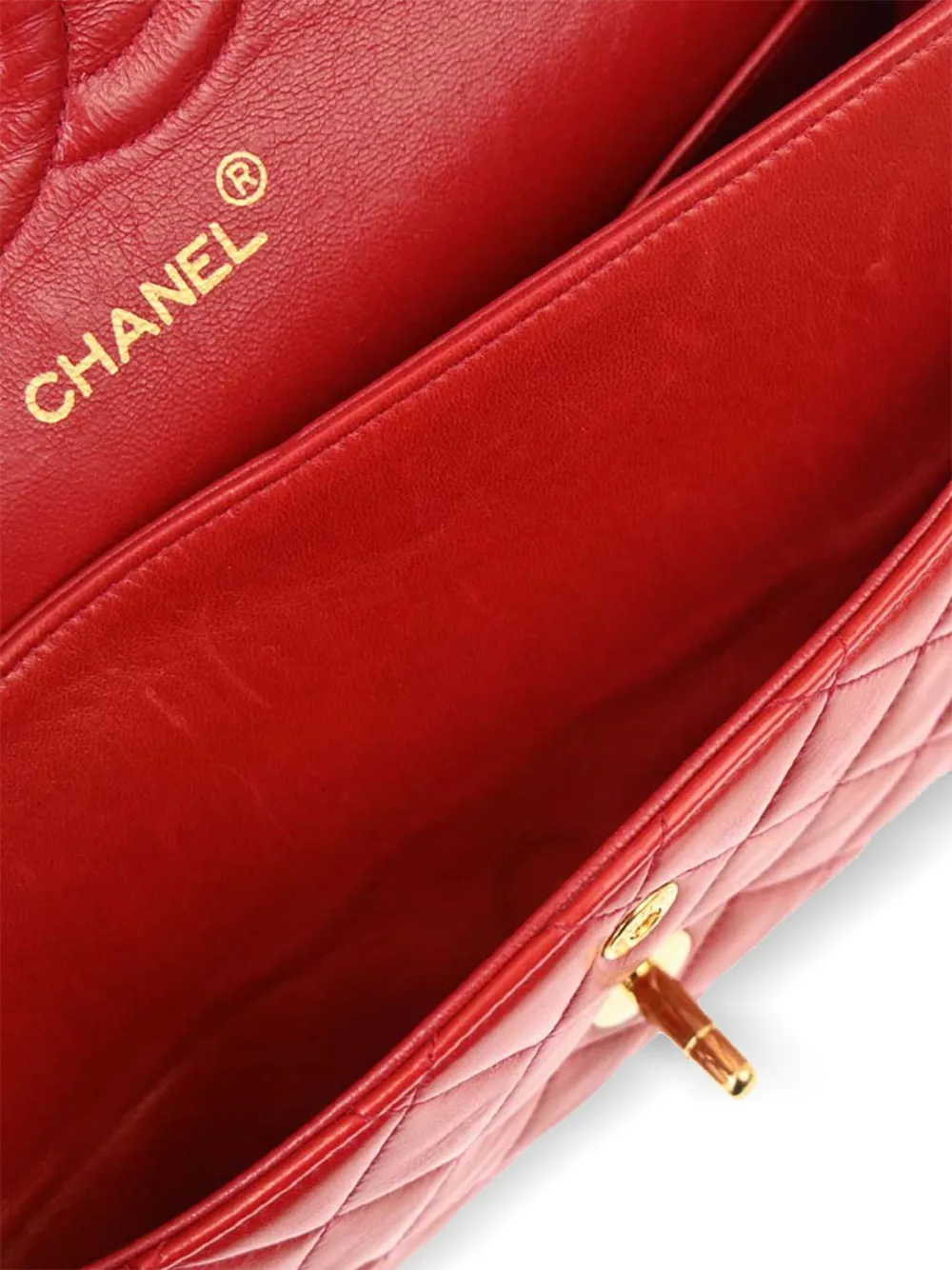 Affordable HOT SALE CHANEL 1995 medium Double Flap shoulder bag Women