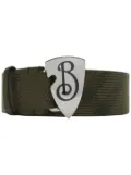 Burberry B Shield checked belt - Brown