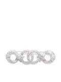 CHANEL Pre-Owned 2020 CC rhinestone brooch - Silver