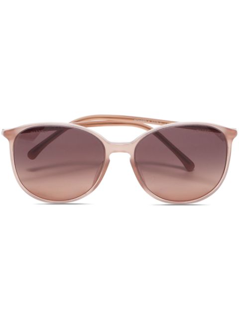 HOT SALE CHANEL 2000s round-frame sunglasses Women