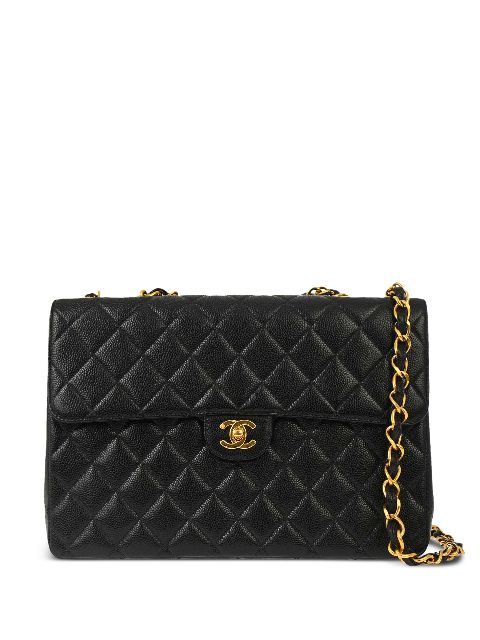 HOT SALE CHANEL 2002 Jumbo Classic Flap shoulder bag Women