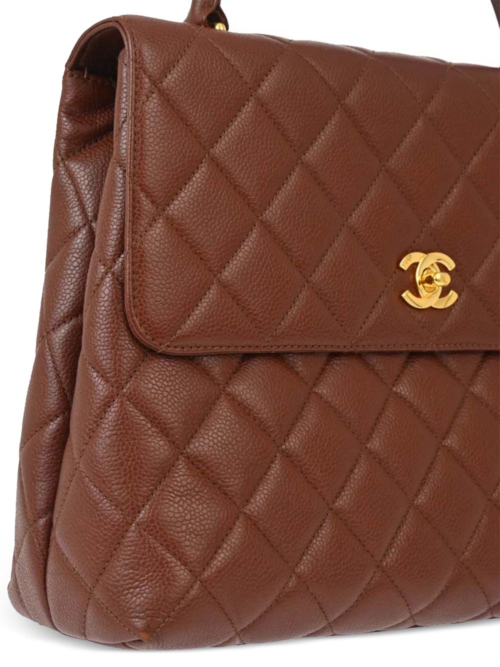 Affordable HOT SALE CHANEL 1997 top handle handbag Women