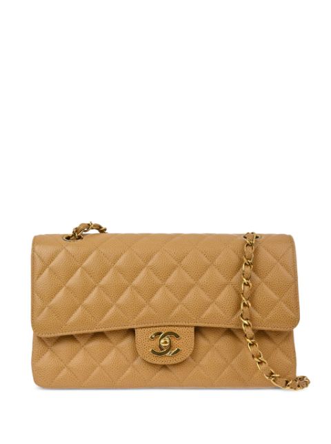 HOT SALE CHANEL 2002 medium Double Flap shoulder bag Women