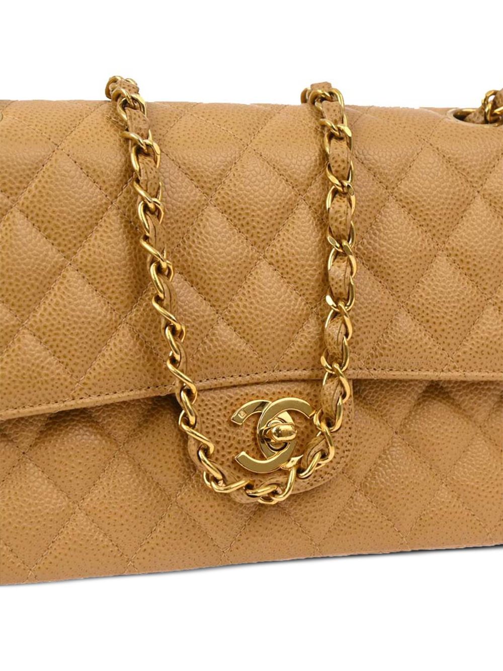 Affordable HOT SALE CHANEL 2002 medium Double Flap shoulder bag Women