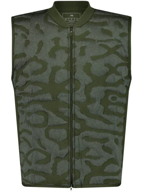 Y-3 zip-up gilet