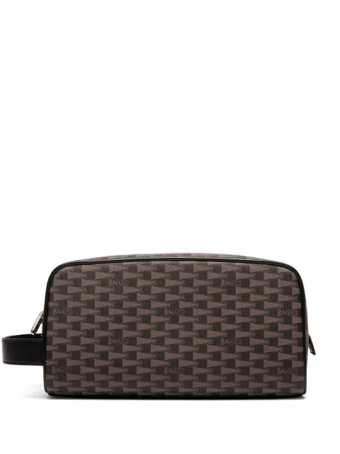 Bally logo-print wash bag 