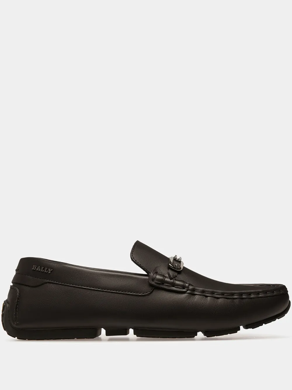 Bally logo-print loafers Black