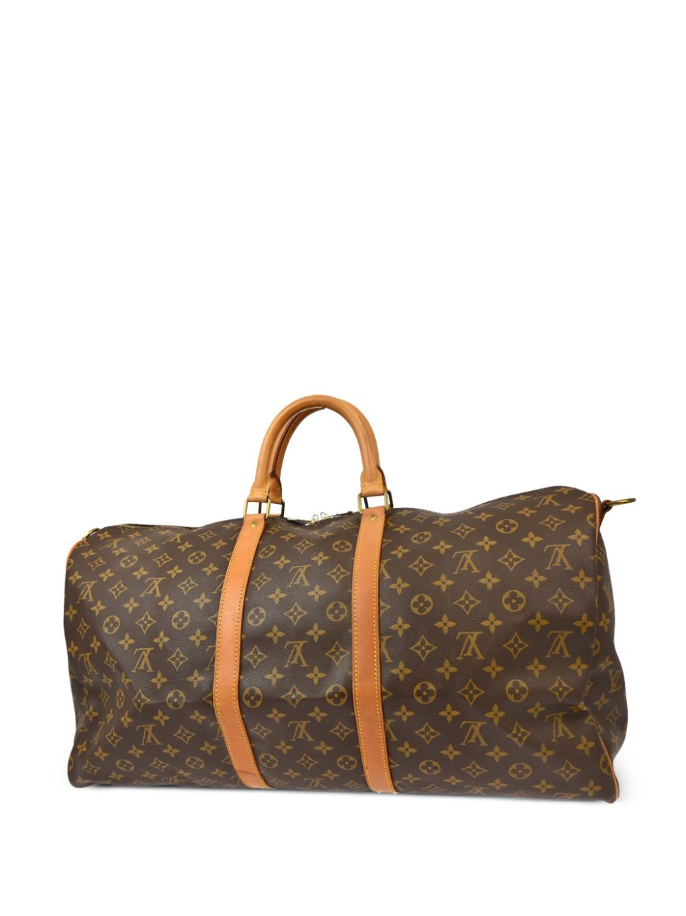 Louis Vuitton Pre-Owned 1989 Keepall Bandoulière 55 duffeltas - Bruin