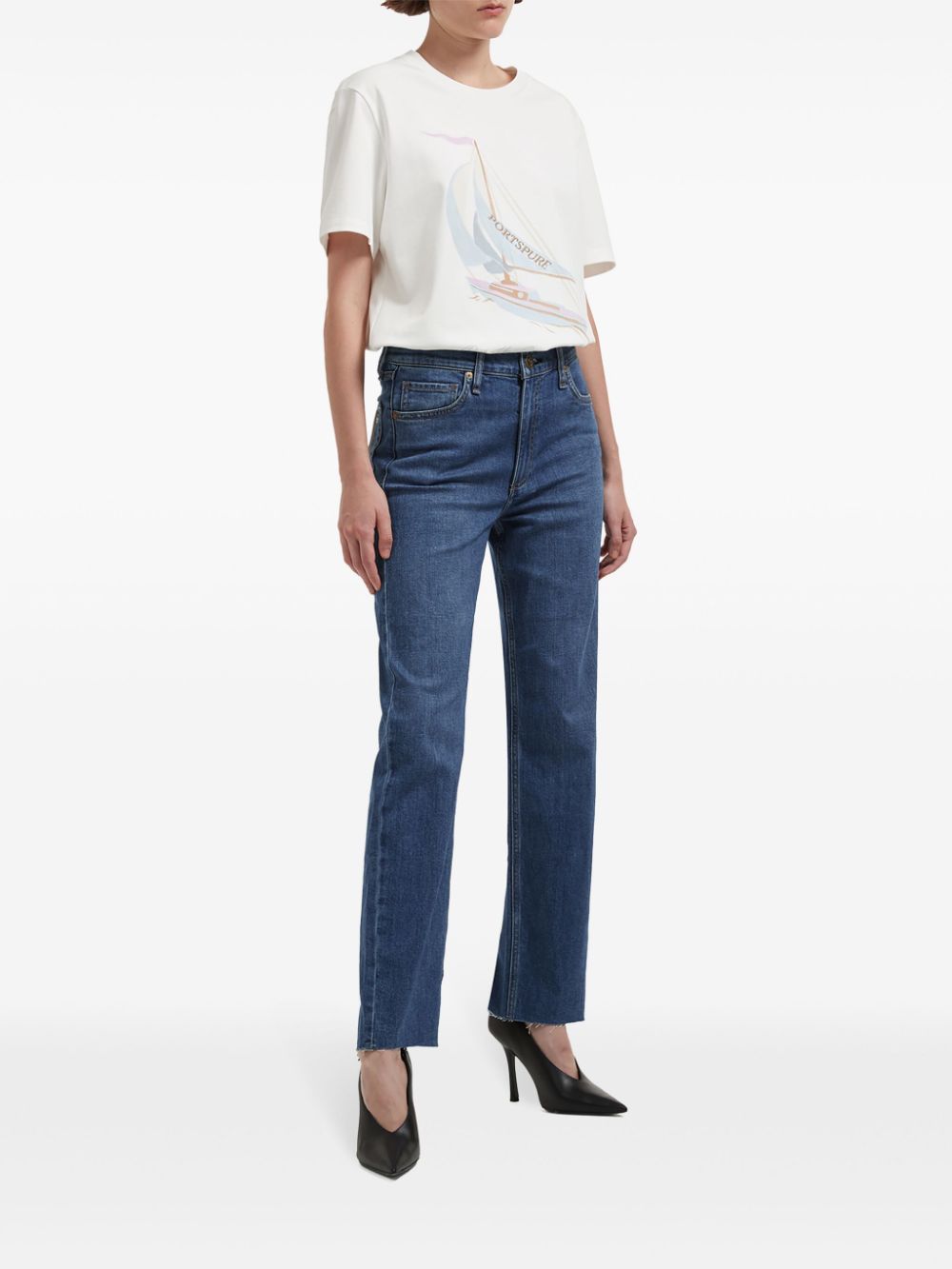 rag & bone Harlow jeans - Blauw