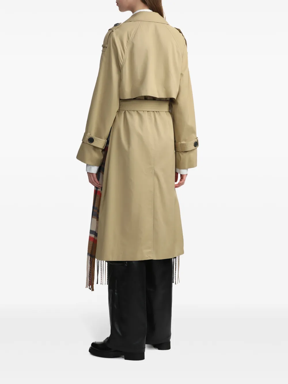 BAPY BY *A BATHING APE Trenchcoat met sjaaldetail Beige