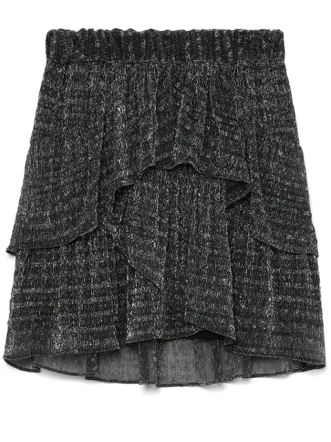 IRO metallic-threads mini skirt
