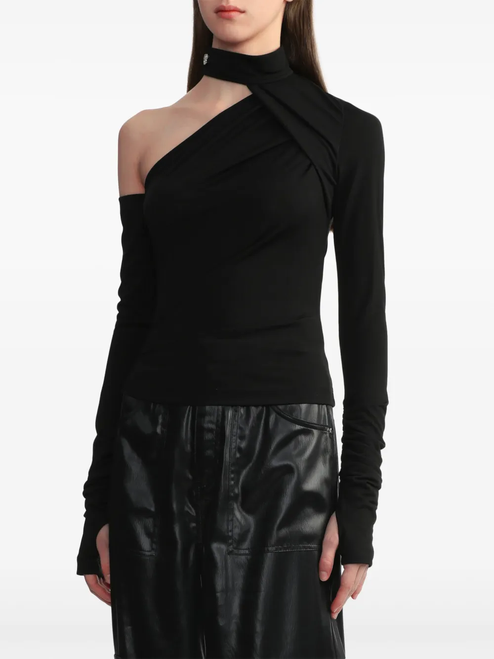 Bapy By *a Bathing Ape® Asymmetric Top In 黑色