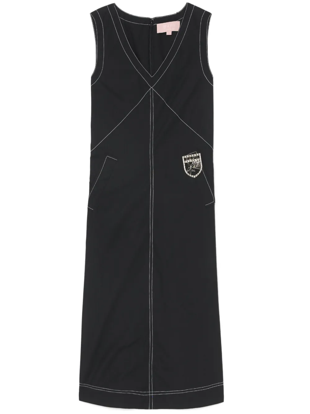 BAPY BY *A BATHING APE Jurk met geborduurd logo Zwart