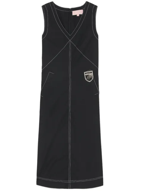 BAPY BY *A BATHING APE® logo-embroidered dress
