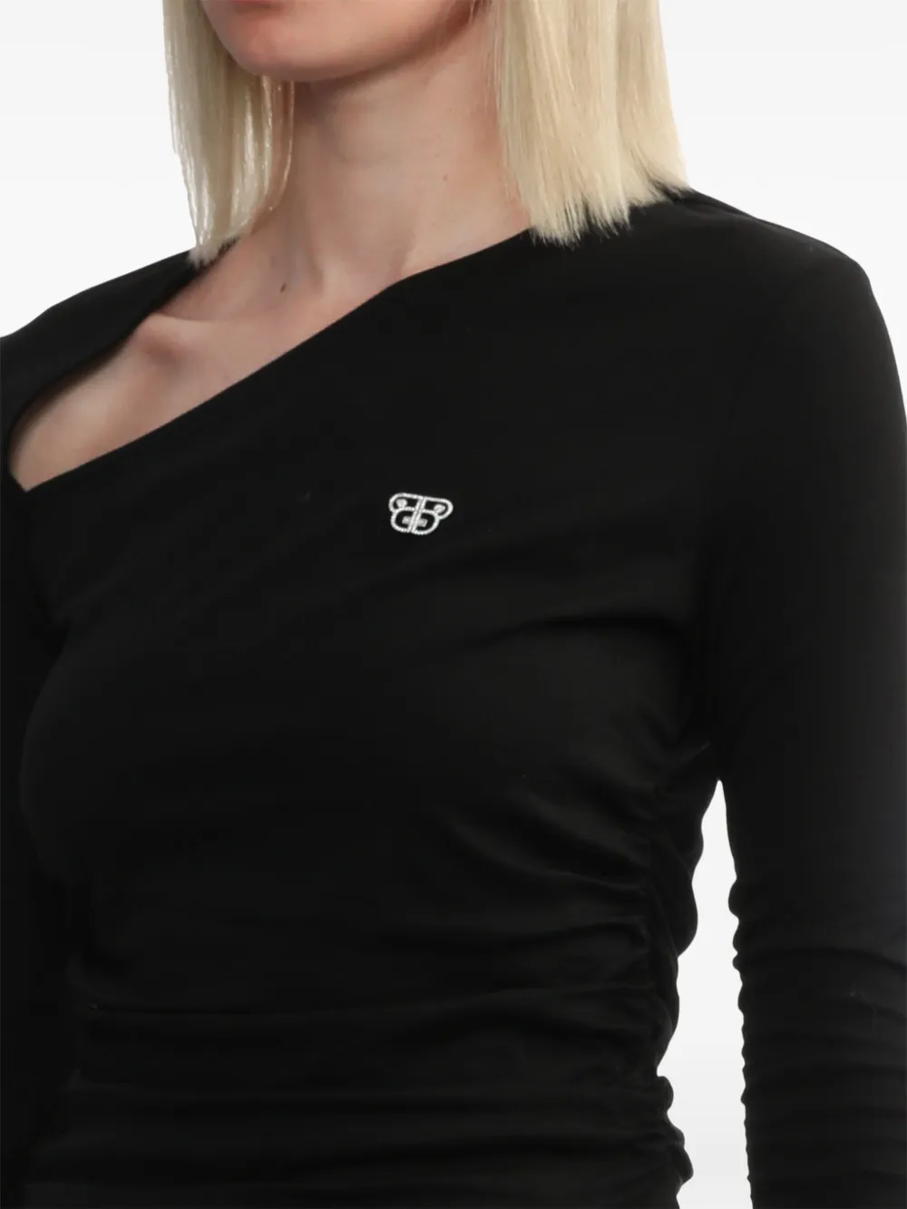 BAPY BY *A BATHING APE Asymmetrisch T-shirt Zwart