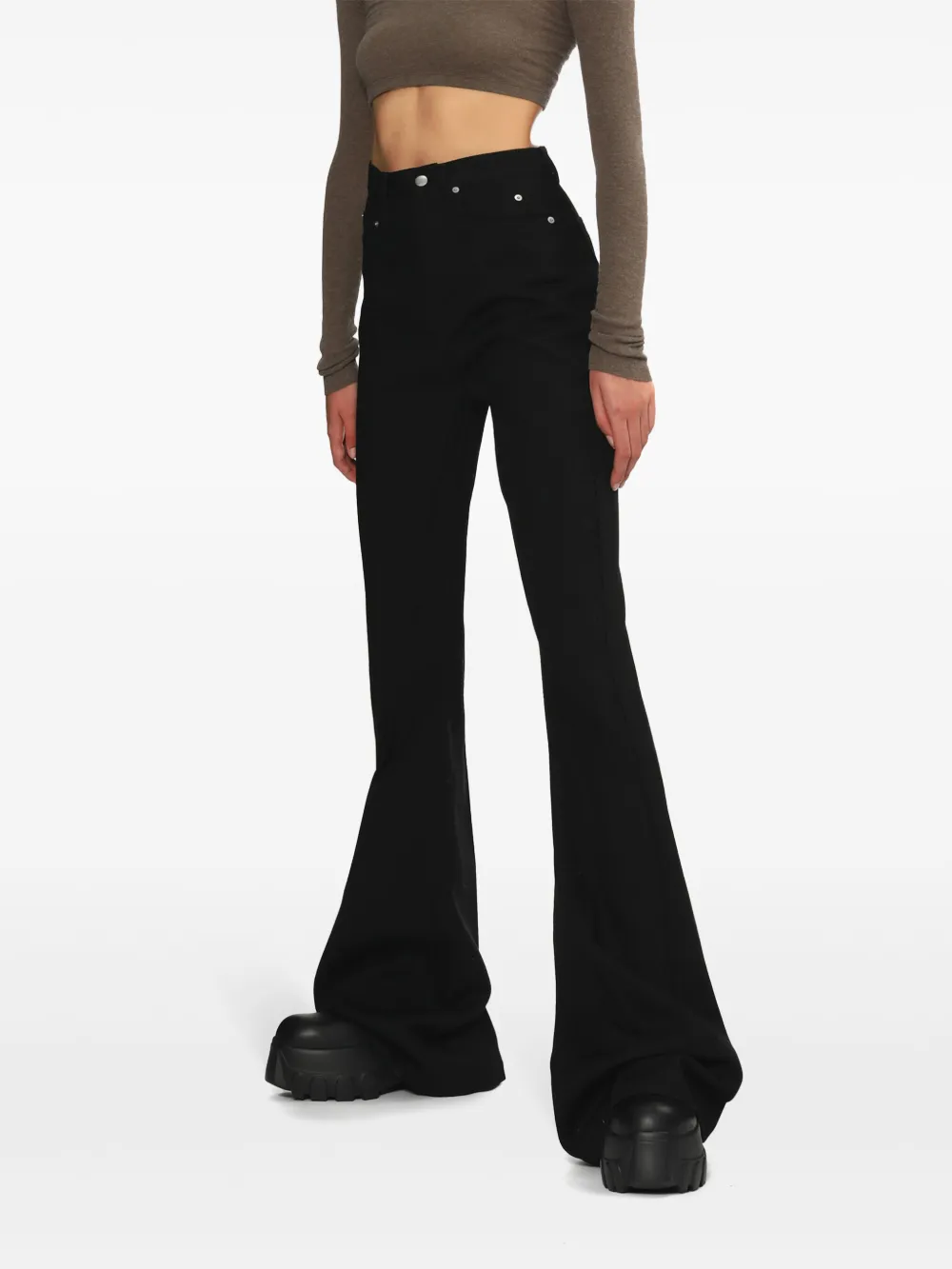 Rick Owens Bolan Trousers In 黑色