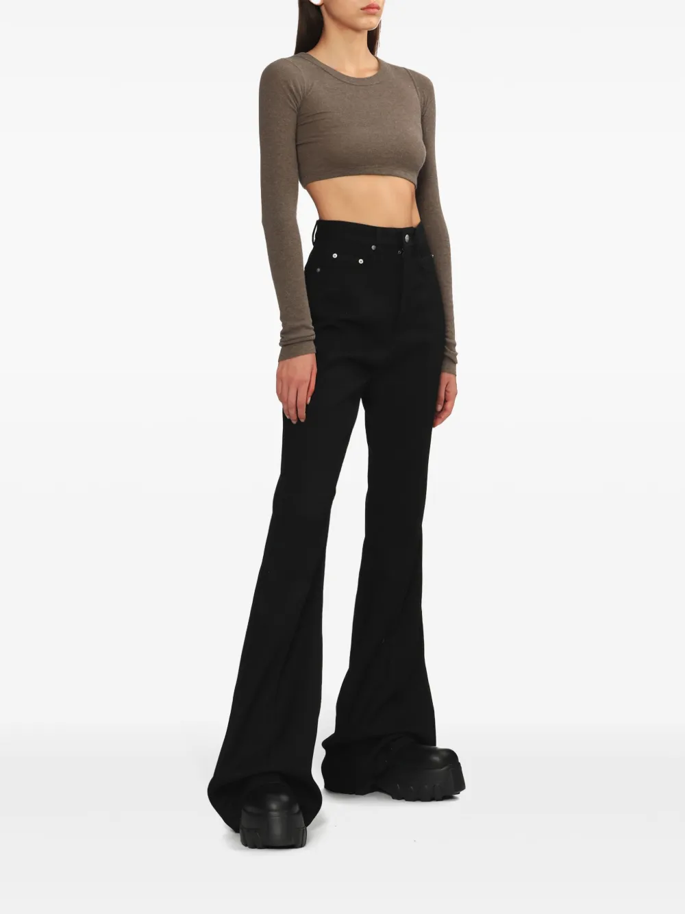 Rick Owens Bolan Trousers In 黑色