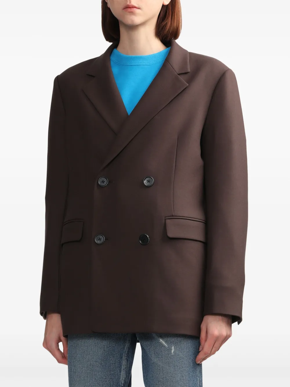 BAPY BY *A BATHING APE Blazer met dubbele rij knopen Bruin