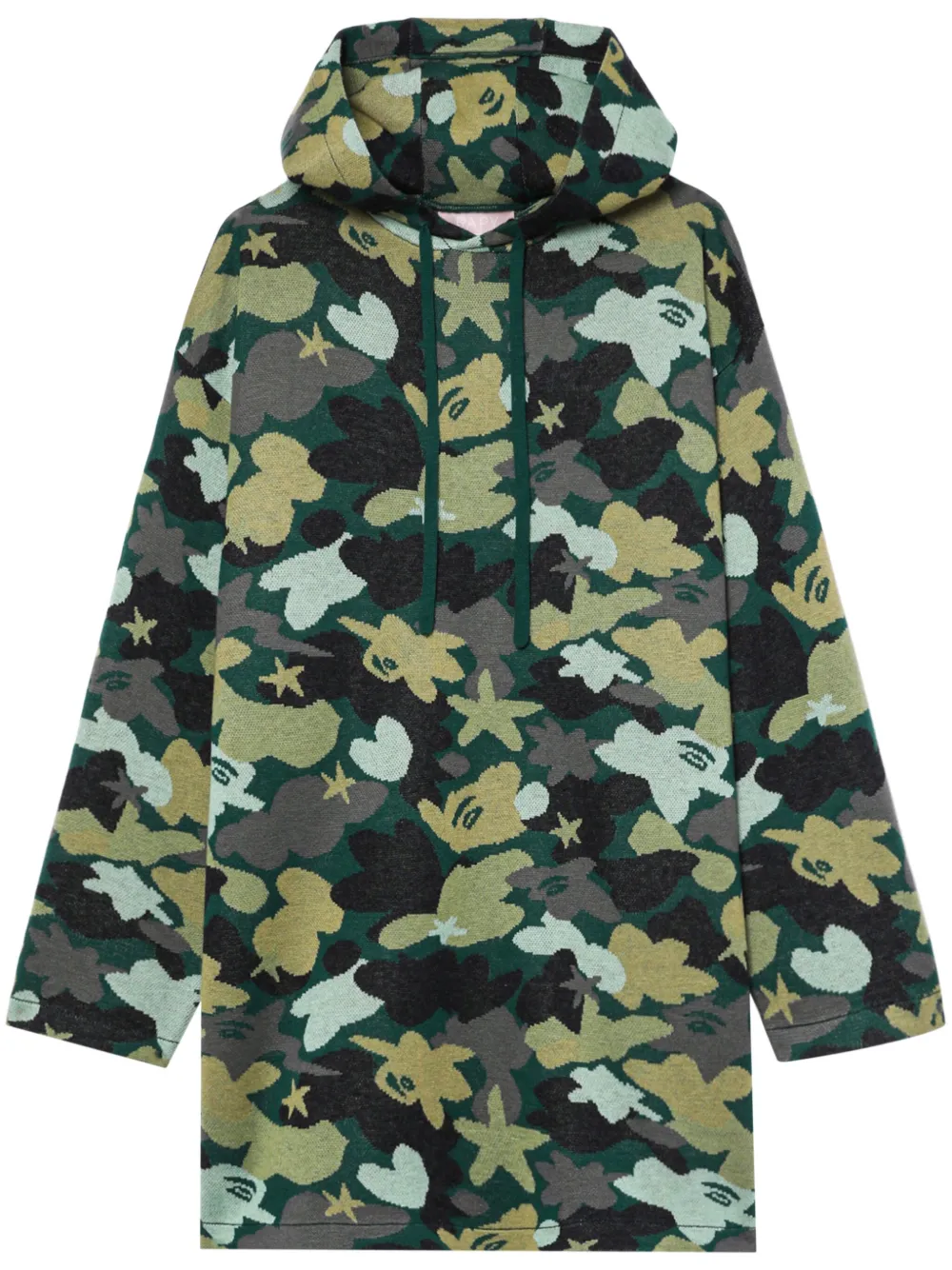 camouflage-pattern sweater