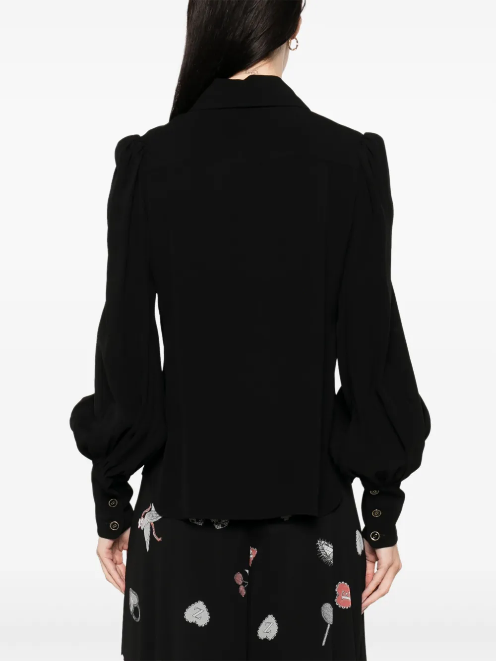 ZIMMERMANN Shirt met kraag Zwart