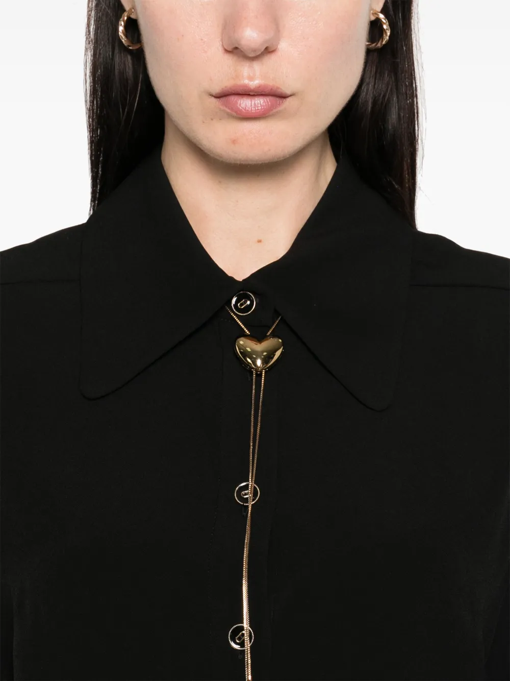 ZIMMERMANN Shirt met kraag Zwart