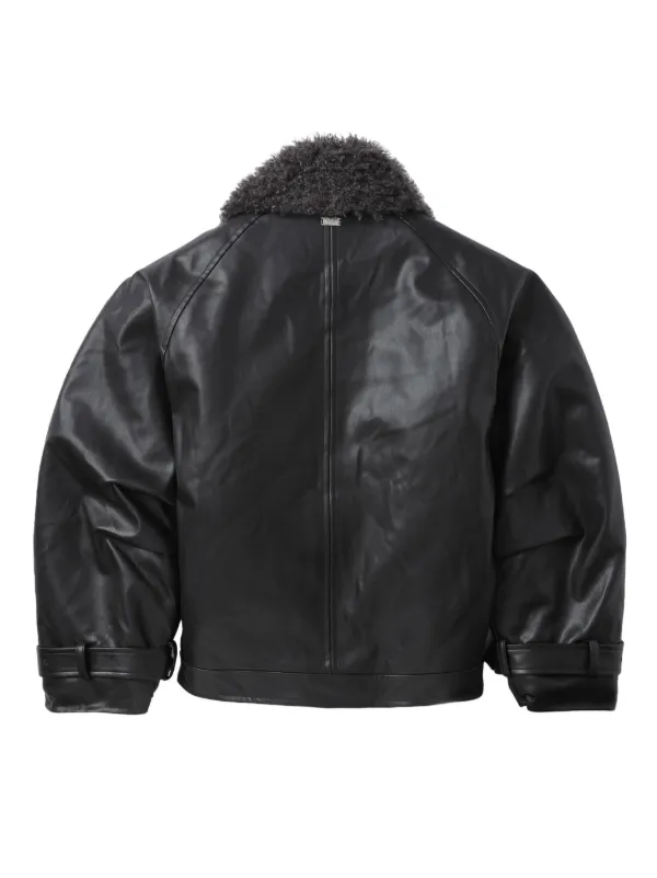 AAPE by A Bathing Ape レザージャケット 　alpha AAPE BY A BATHING APE（エーエイプバイアベイシングエイプ）の