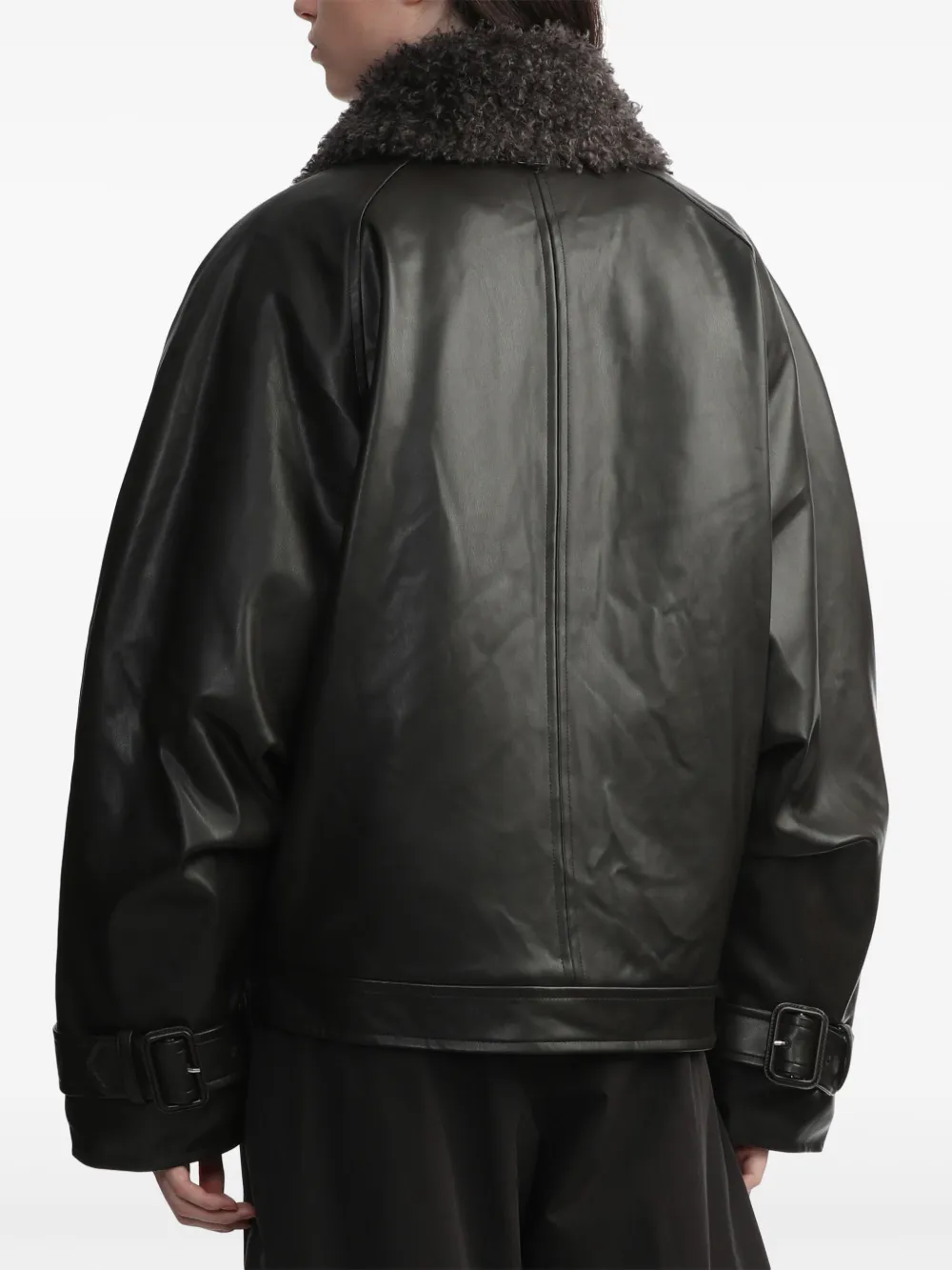 BAPY BY *A BATHING APE Jack van imitatieleer Bruin