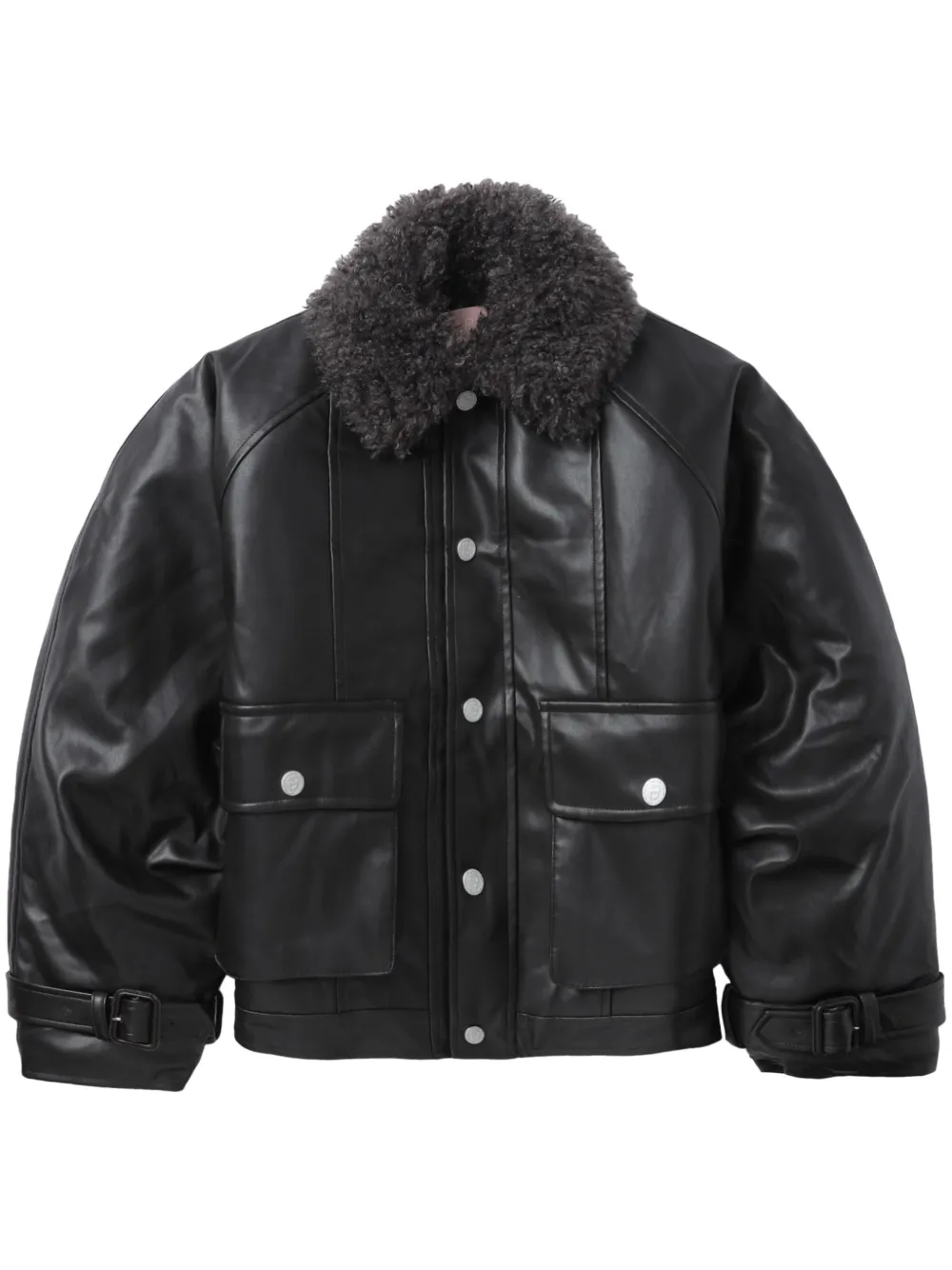 BAPY BY *A BATHING APE Jack van imitatieleer Bruin