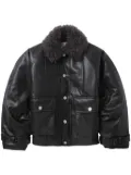 BAPY BY *A BATHING APE® faux-leather jacket - Brown