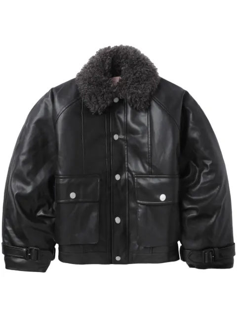 BAPY BY *A BATHING APE® faux-leather jacket