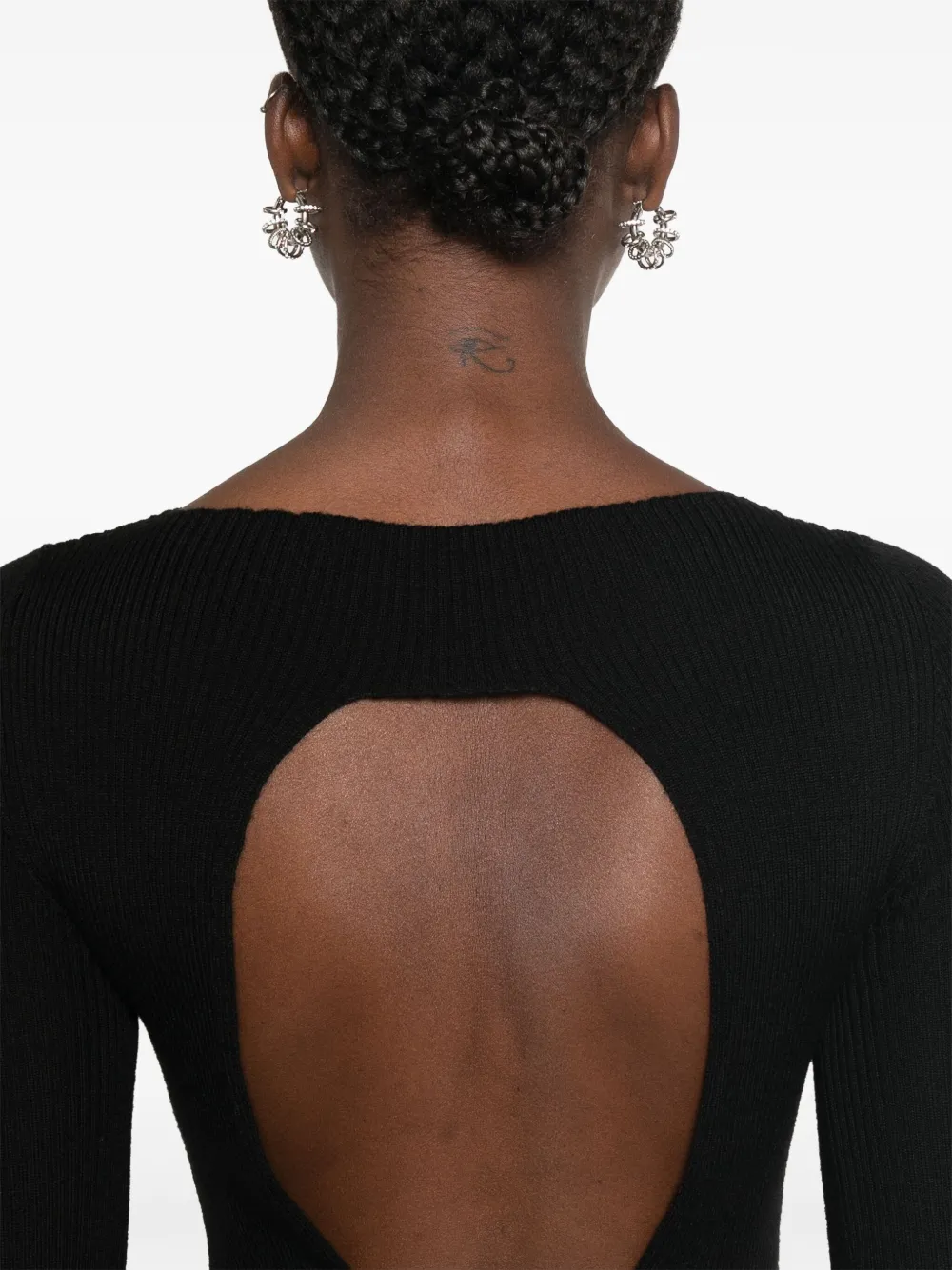Rick Owens Woman Sweater Black Size L Virgin Wool In 9 Black