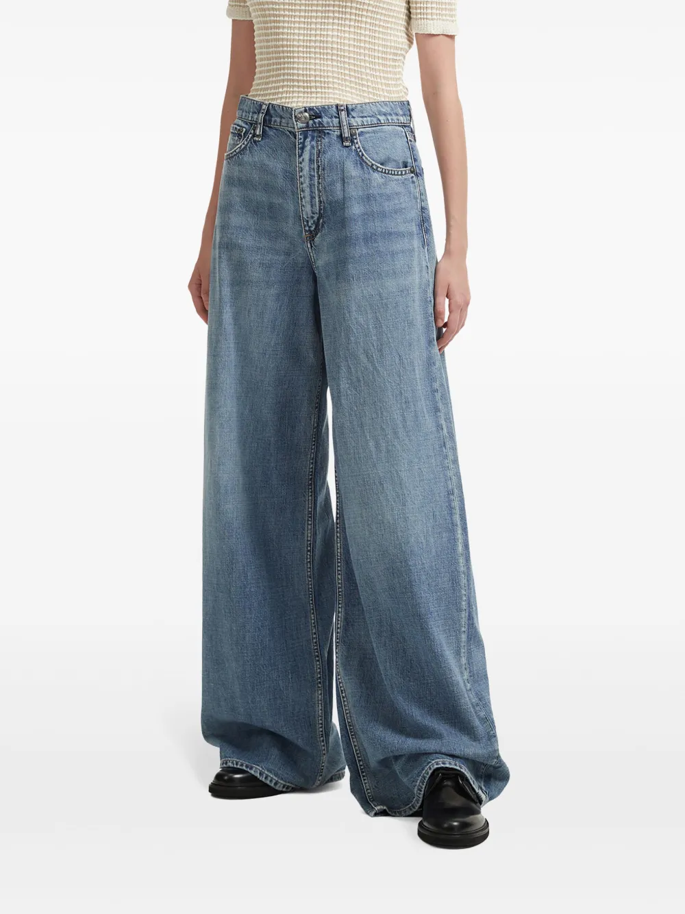 Rag & Bone Sofie Jeans In 蓝色